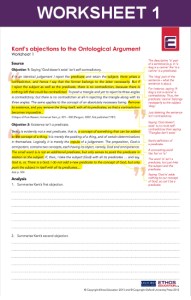 graphic of Kant obj ont worksheet1